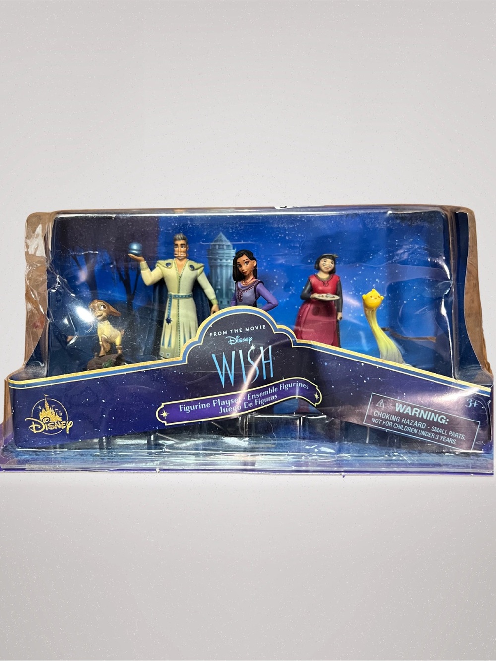 Disney Wish Figurine Playset Asha King Magnifico Valentino Star 5 Figures